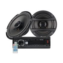 COMP Kit Som Automotivo Roadstar RS2605BR ES + Alto-Falantes Nakamichi NSF623 6,5"