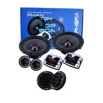 COMP Kit Som Ophera: Kit 2 Vias OP90A 180W + Anel Acústico Phantom Sound Rings Espuma 6,5" Adesiva
