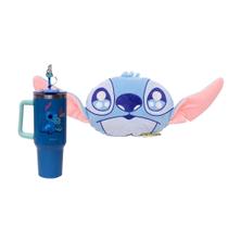 COMP Kit Stitch: Copo Tumbler Térmico 1,15L + Almofada Huggy Disney - Zona Criativa