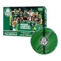 COMP Kit Torcedor Palmeiras Colecionável Quebra Cabeça + Bola