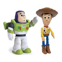 COMP Kit Toy Story - Boneco Articulado Woody + Buzz Lightyear