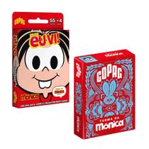 COMP Kit Turma da Mônica: Baralho Turma da Mônica + Jogo Eu Vi! Turma da Mônica Sortido e Unitário COMP Kit Turma da Mônica: Baralho Turma da Mônica + Jogo Eu Vi! Turma da Mônica Sortido e Unitário