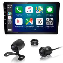 COMP Multimidia Carplay Android Auto MP5 Slim 9 polegadas USB/Rádio/Bluetooth + Câmera de ré RS908BR