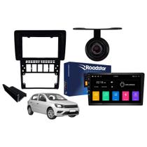 COMP Multimídia Roadstar Android 2 Din 9 Pol + Chicotes + Câmera de Ré + Moldura Gol/Parati/Saveiro COMP Multimídia Roadstar Android 2 Din 9 Pol + Chicotes + Câmera de Ré + Moldura Gol/Parati/Saveiro