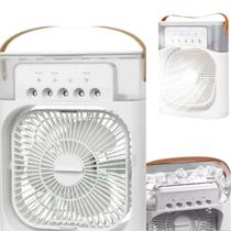 Compacto Mini Ventilador de Mesa Portátil Branco