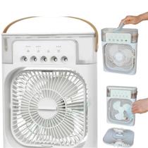 Compacto Ventilador Mini Branco De Mesa