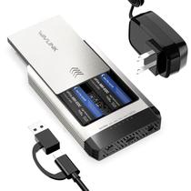 Compartimento de compartimento duplo SSD Cloner WAVLINK M.2 NVMe 10 Gbps 8 TB