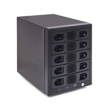 Compartimento de disco rígido externo Syba SY-ENC50118 10 TB 5 compartimentos USB 3.0