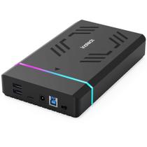 Compartimento de disco rígido Inateck RGB USB 3.0 para SATA de 2,5"/3,5" Compartimento de disco rígido Inateck RGB USB 3.0 para SATA de 2,5"/3,5"