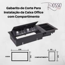 Compartimento para caixa Office - Preto - DUTOTEC