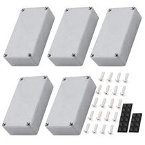Compartimento para pedais de guitarra DaierTek 1590B em liga de alumínio x5 Compartimento para pedais de guitarra DaierTek 1590B em liga de alumínio x5