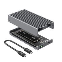 Compartimento SSD externo Qwiizlab sem ventilador USB4 Thunderbolt 40 Gbps