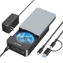 Compartimento SSD NVMe M.2 MOKin Dual-Bay Offline Clone USB4