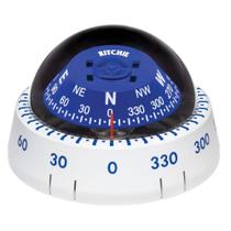 Compass RITCHIE COMPASSES, suporte para caiaque, mostrador de 2,75 cm, branco Compass RITCHIE COMPASSES, suporte para caiaque, mostrador de 2,75 cm, branco