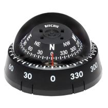 Compass Ritchie XP-99 Kayaker Surface Mount, mostrador de 7 cm, preto