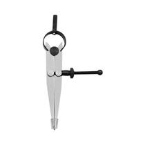 Compasso De Couro Ajustável Com Divisores De Aço Carbono Bloqueáveis, Dobrador De Asas Para