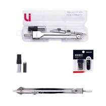 Compasso De Desenho Multifuncional Em Aço Inoxidável, Ferramenta Durável De Geometria Matemática