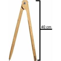Compasso de madeira 40cm souza