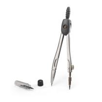 Compasso De Metal C/ Grafite Individual - Maxcril Escolar Geometria Engenharia Cartografia