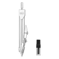 Compasso de Metal Com Tira-Linha - Com Estojo - Tilibra Compasso de Metal Com Tira-Linha - Com Estojo - Tilibra