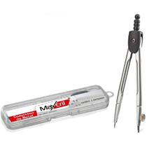 Compasso De Metal - Maxcril Escolar Geometria Engenharia Cartografia