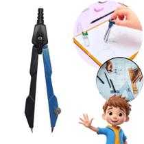 Compasso De Precisão Com Estojo E Grafite Bold Escolar