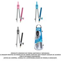 Compasso escolar c410 com lápis sortido - cis