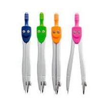 Compasso Escolar Metálico - Leo e Leo