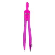 Compasso Escolar Metálico Neon - BRW - Unidade Material Escolar Papelaria Reforçado Resistente Compasso Escolar Metálico Neon - BRW - Unidade Material Escolar Papelaria Reforçado Resistente