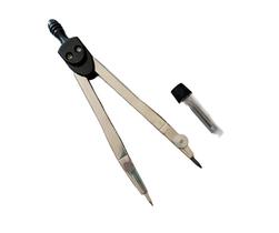 Compasso Escolar Sem tira linha metal com grafite da KAZ Compasso Escolar Sem tira linha metal com grafite da KAZ