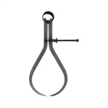 Compasso Externo 8 Polegadas Em Aço Raio Circunferência