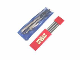 Compasso Metal Lorenz Com Tira-linhas + Grafite Koh I Noor 2