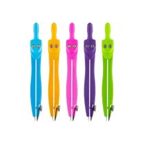 Compasso metalico colorido neon brw