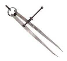 Compasso Reto De Ponta 10 Polegada Aço Carbono- Eda