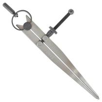 Compasso Reto em Aço 200mm ZAAS