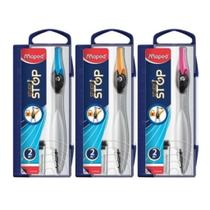 Compasso Study Stop System Estojo Com 2 Pecas Cores Sortidas