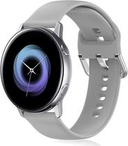 Compatível com Samsung Galaxy Watch 3 Bandas 41mm/Galaxy Watch Active 2 Bandas 40mm 44mm/Galaxy Watch Active Bands/Galaxy Watch 42mm BandasCinza-L Compatível com Samsung Galaxy Watch 3 Bandas 41mm/Galaxy Watch Active 2 Bandas 40mm 44mm/Galaxy Watch Active Bands/Galaxy Watch 42mm BandasCinza-L
