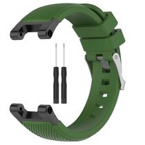 Compatível com T-Rex/T-Rex pro Twill Monocromatic Silicone Strap Dust -- Army Green