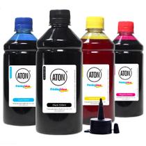 Compatível: Kit 4 Tintas para Bulk Ink 135 133 CMYK 500ml Aton Compatível: Kit 4 Tintas para Bulk Ink 135 133 CMYK 500ml Aton