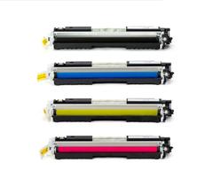 Compatível: kit 4 toner para hp 130a cf350a cf351a cf352a cf353a m176n m177fw