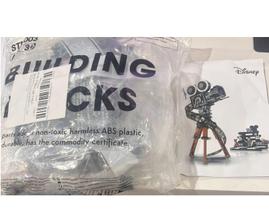 Compatível Lego Disney - Câmera Em Tributo Ao Walt Disney