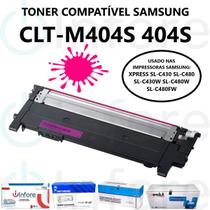 Compatível: Toner 404S CLT-M404S para Xpress C430 C480 C430W C480W C480FW Magenta