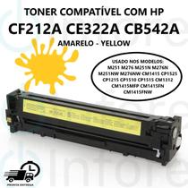 Compatível: Toner Ce322a cf212a Cb542a para M251 M251NW M276NW CM1415MFP CM1415FN CM1415FNW CP1525NW