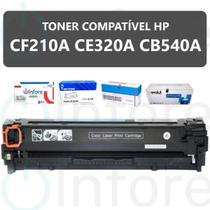 Compatível: Toner Cf210a Ce320a Cb540a P/ Cm1415 Cp1525 Cp1215 Cp1510 Cp1515 Cm1312 M251 M276 M251n