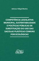 Competência legislativa municipal, sustentabilidade e políticas públicas de substituição do uso das sacolas plásticas comuns por ecológicas - DEL REY