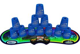 Competidor de Sport Stacking Speed Stacks Azul 12 Vasos con Temporizador