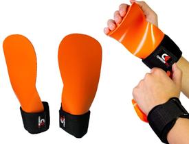Competition Hand Grip Luva para Cross Training rosa laranja e preto CARBONFIT