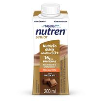 Complemento Alimentar Nutren Senior Chocolate Zero Lactose 200ml Nutren 1 Unidade Complemento Alimentar Nutren Senior Chocolate Zero Lactose 200ml Nutren 1 Unidade