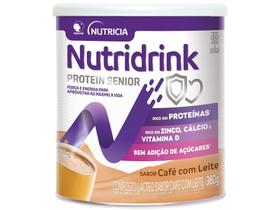 Complemento Alimentar Nutridrink Protein Senior - Café com Leite 380g