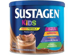 Complemento Alimentar Sustagen Kids Chocolate Lata 380g Kit com duas unidades Complemento Alimentar Sustagen Kids Chocolate Lata 380g Kit com duas unidades